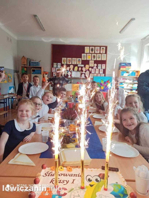 Pasowanie pierwszoklasistów SP w Bełchowie