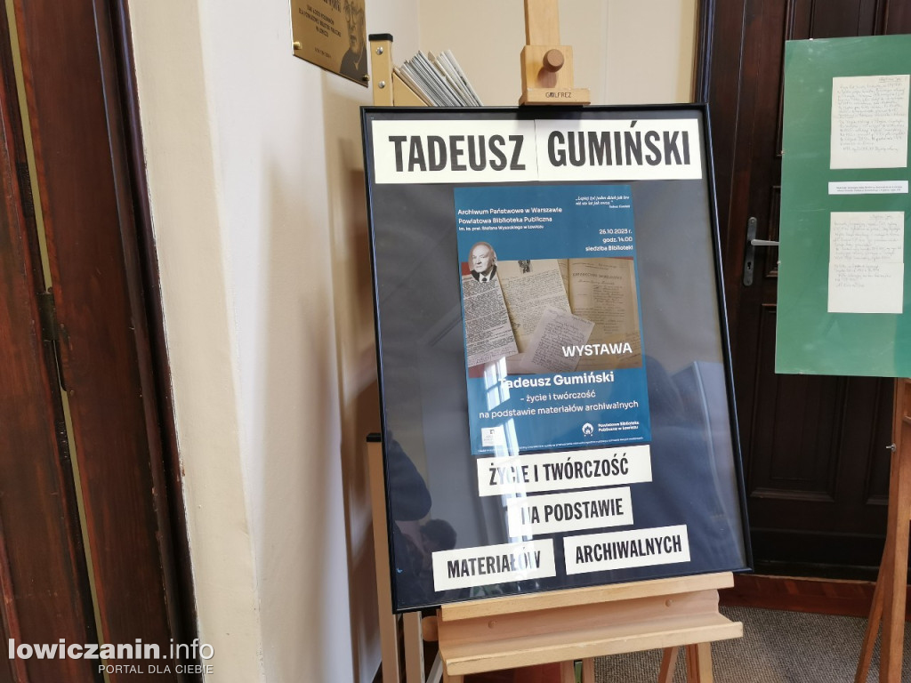 Wystawa o Tadeuszu Gumińskim w PBP w Łowiczu