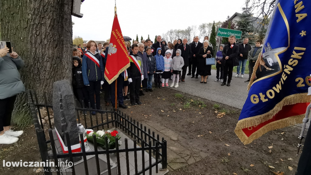 Uroczystości patriotyczne w Popowie Głowieńskim