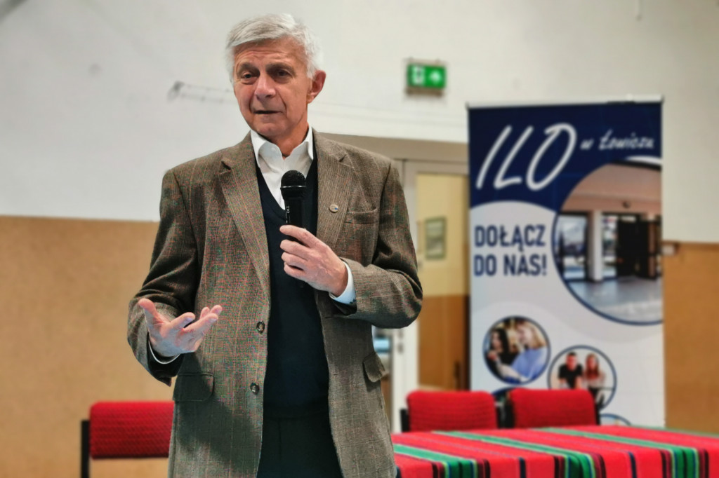 Marek Belka w Łowiczu