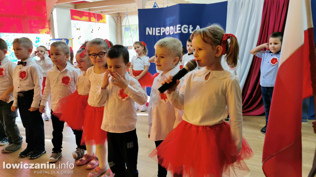 Dzień Niepodległości w Przedszkolu nr 5 w Łowiczu