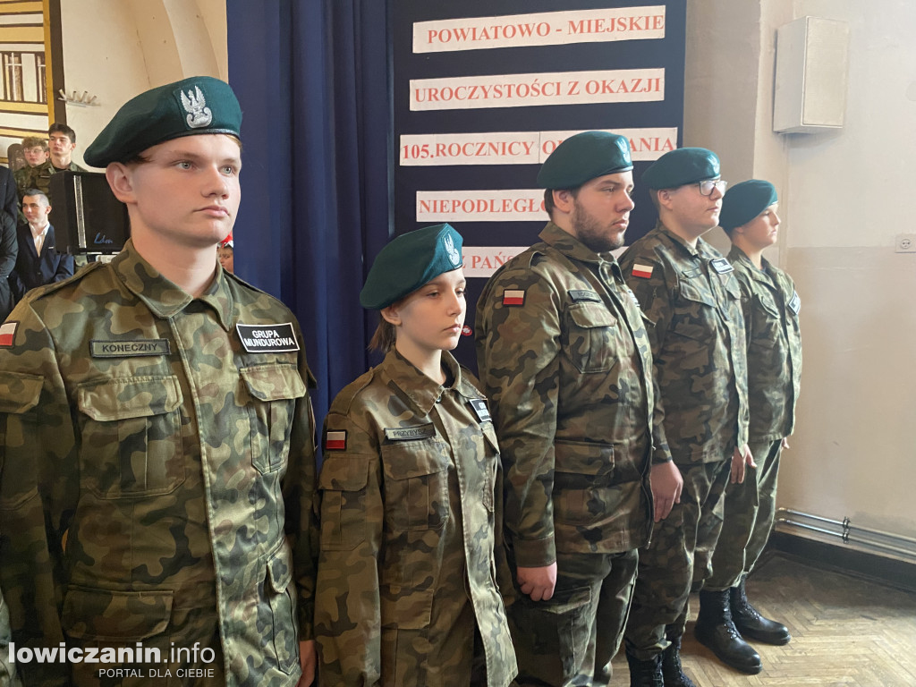 105. rocznica odzyskania przez Polskę Niepodległości i święto szkoły ZST w Łowiczu
