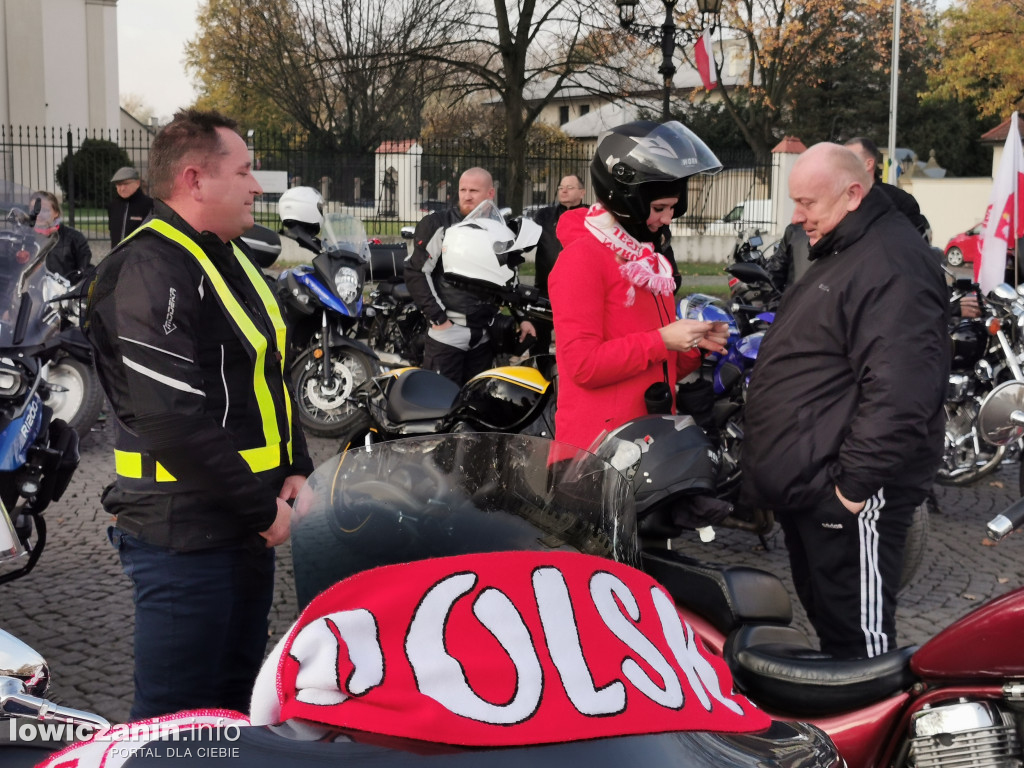 Łowicka Parada Motocyklowa Szlakiem Niepodległości