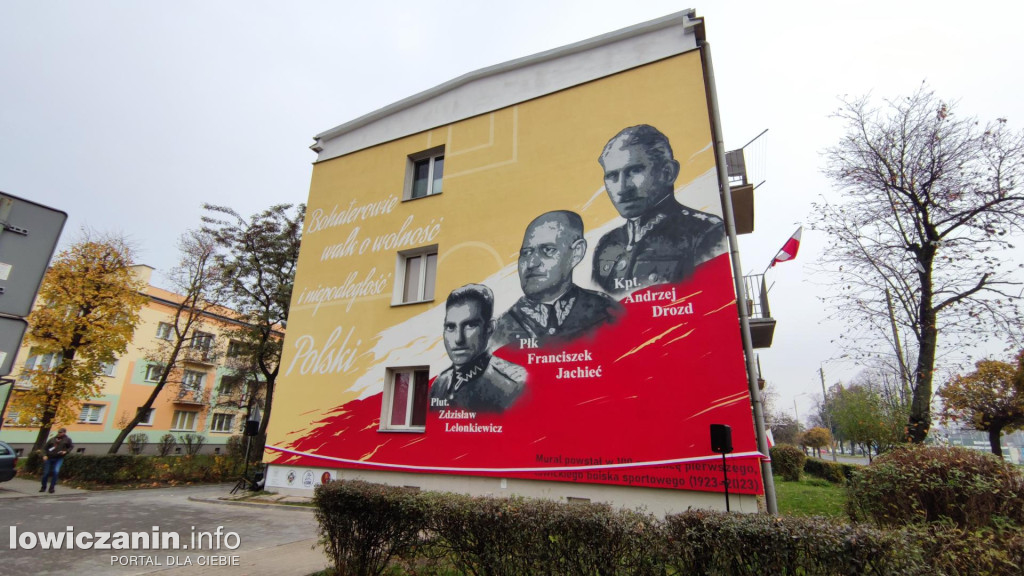 Fotorealcja z odsłonięcia muralu na Kostce