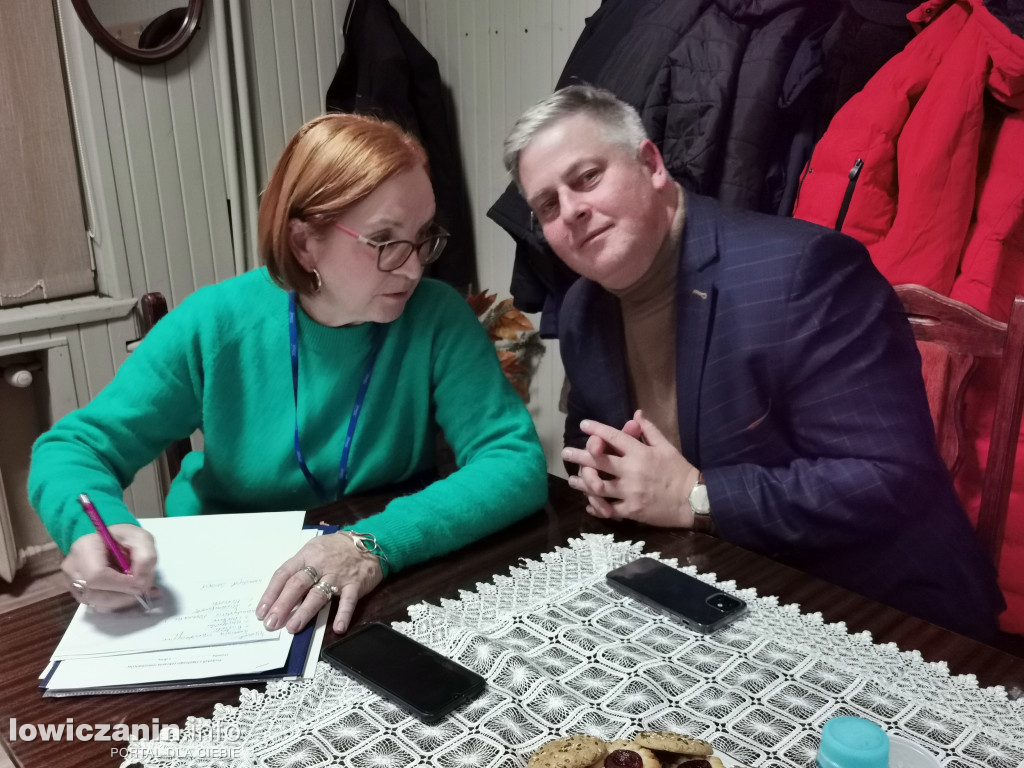 Zebranie mieszkańców osiedla Starzyńskiego w Łowiczu