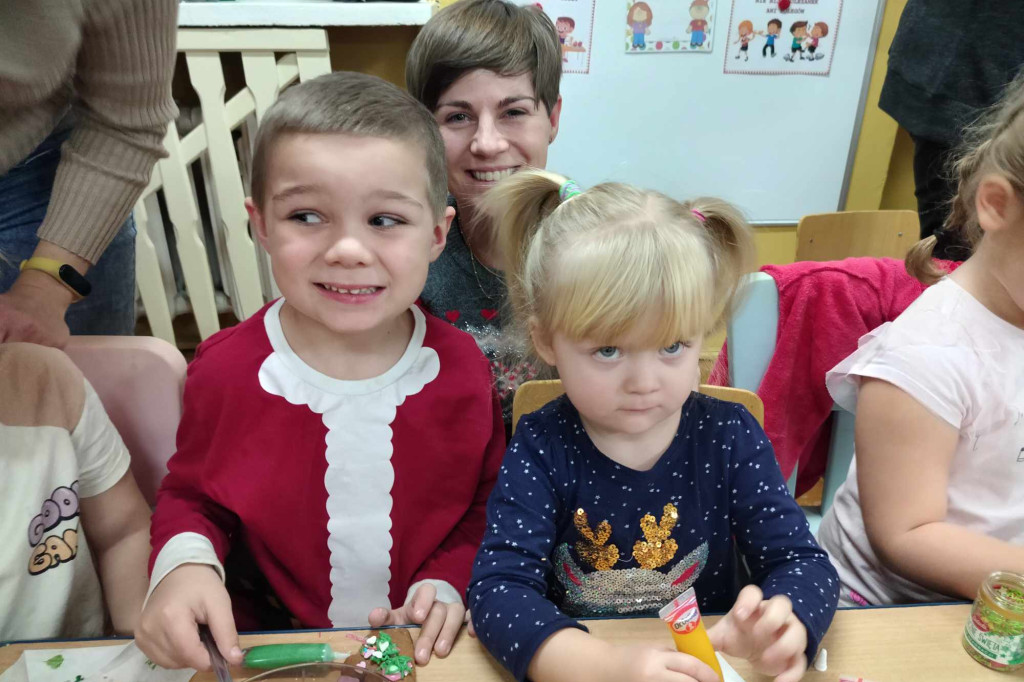 Bożonarodzeniowe warsztaty kulinarne w przedszkolu Pszczółka Maja w Łowiczu