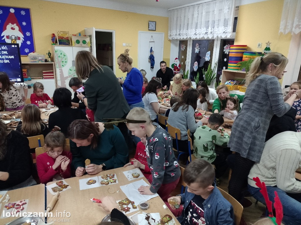 Bożonarodzeniowe warsztaty kulinarne w przedszkolu Pszczółka Maja w Łowiczu