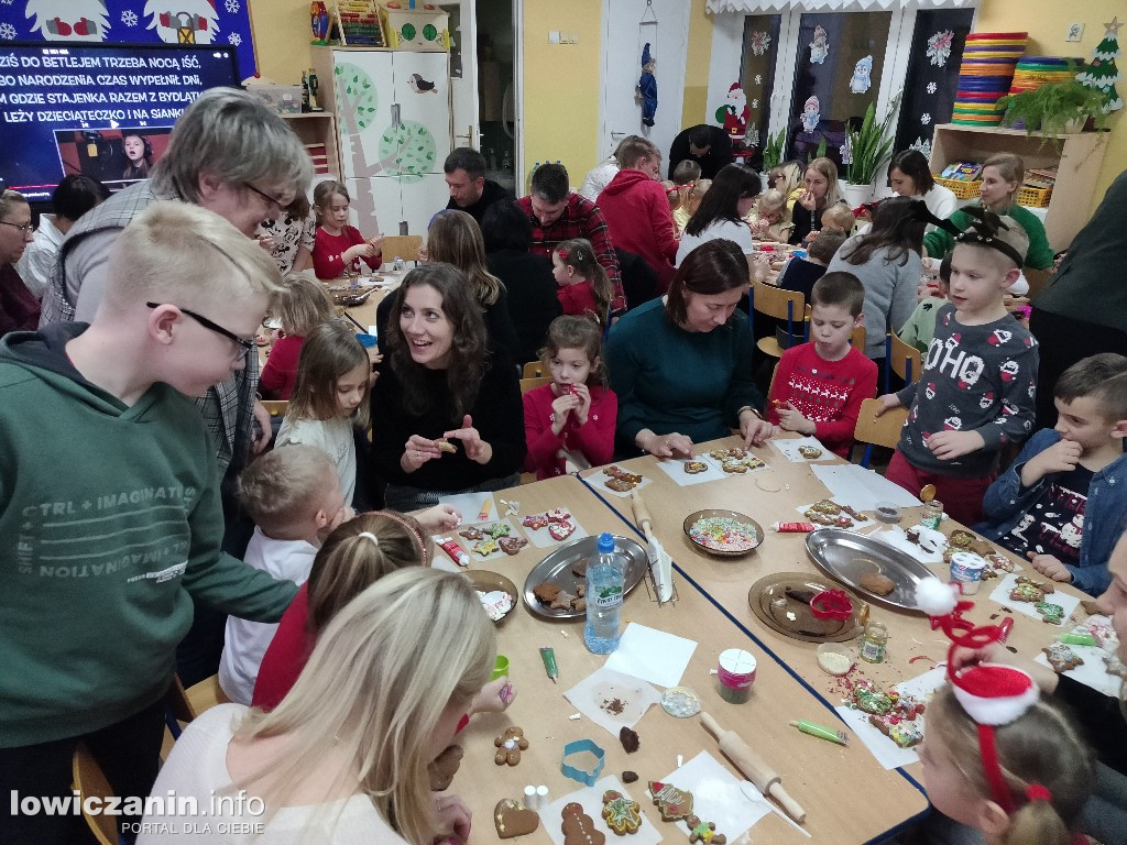 Bożonarodzeniowe warsztaty kulinarne w przedszkolu Pszczółka Maja w Łowiczu