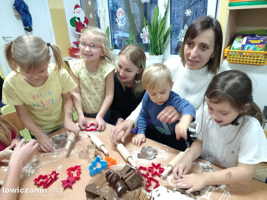 Bożonarodzeniowe warsztaty kulinarne w przedszkolu Pszczółka Maja w Łowiczu