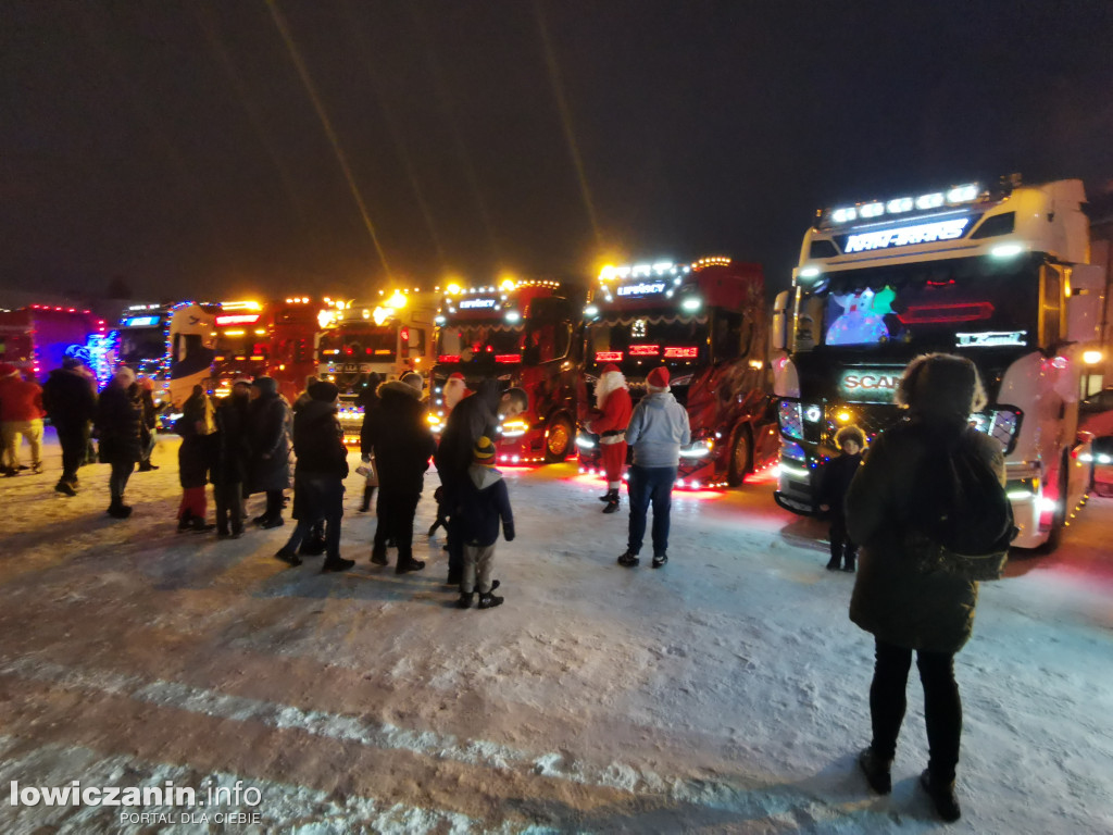 Truckerski Konwój Mikołajowy w Łowiczu
