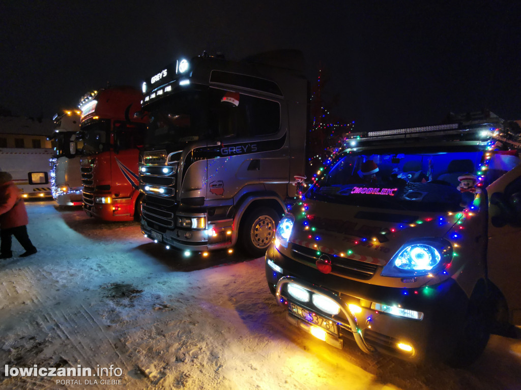 Truckerski Konwój Mikołajowy w Łowiczu