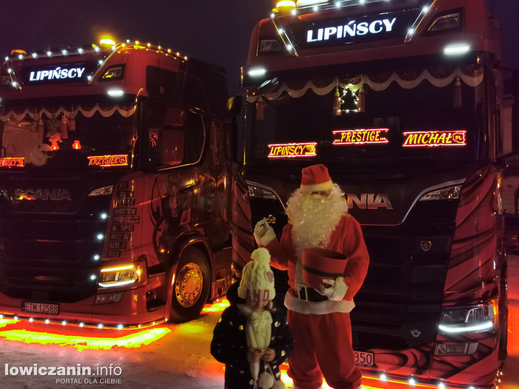 Truckerski Konwój Mikołajowy w Łowiczu