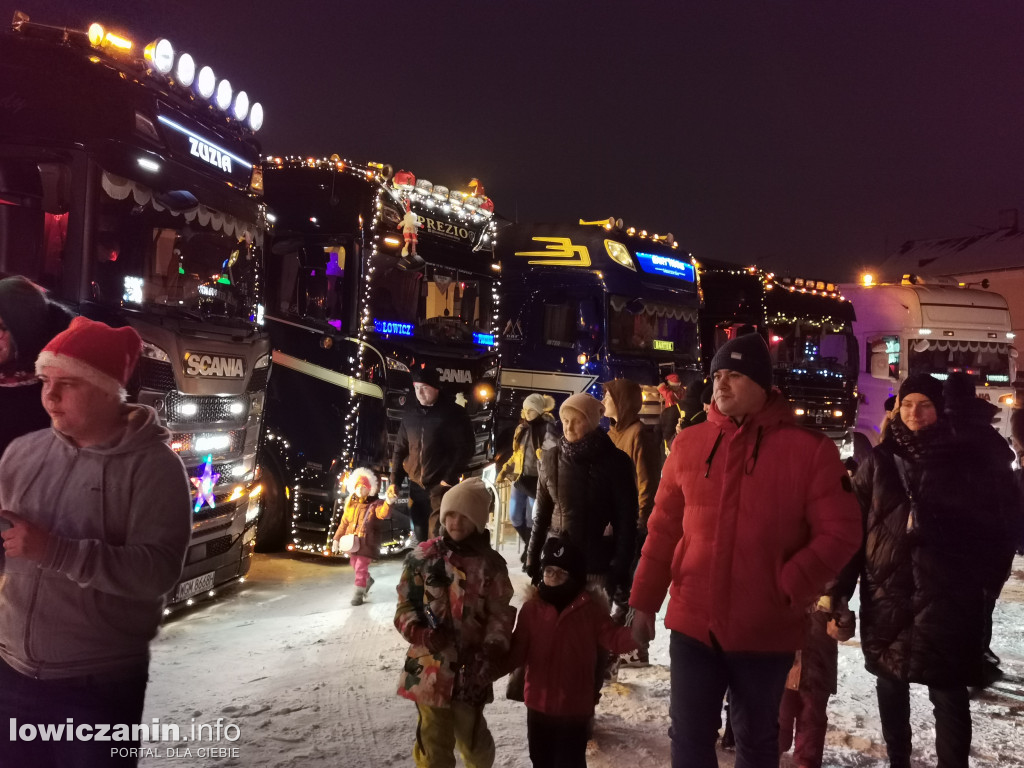 Truckerski Konwój Mikołajowy w Łowiczu