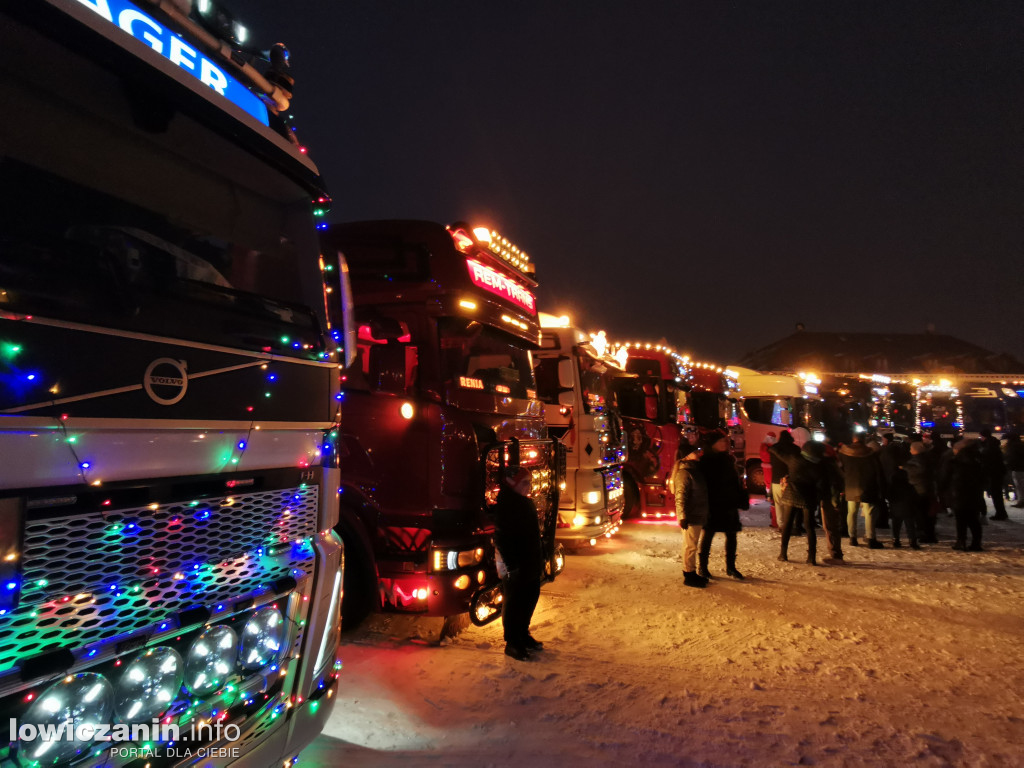Truckerski Konwój Mikołajowy w Łowiczu