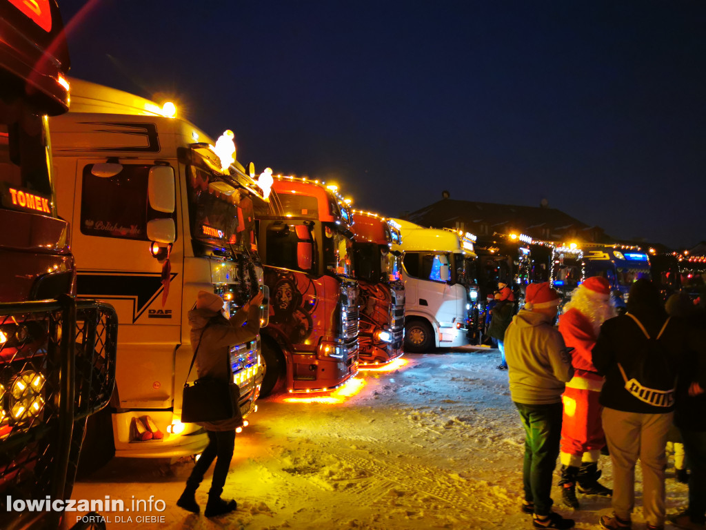 Truckerski Konwój Mikołajowy w Łowiczu