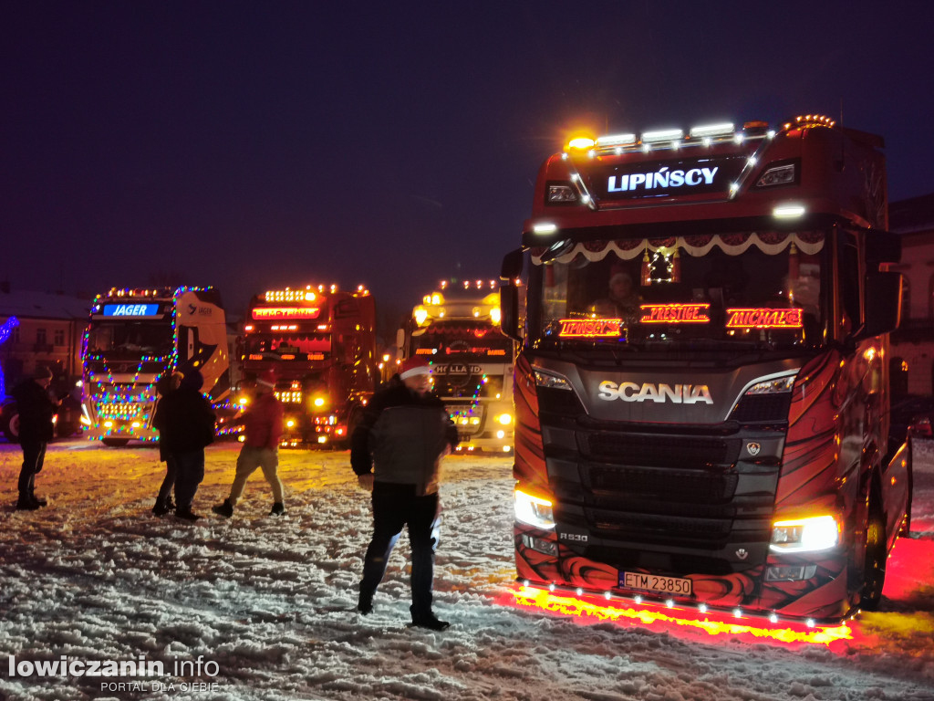 Truckerski Konwój Mikołajowy w Łowiczu