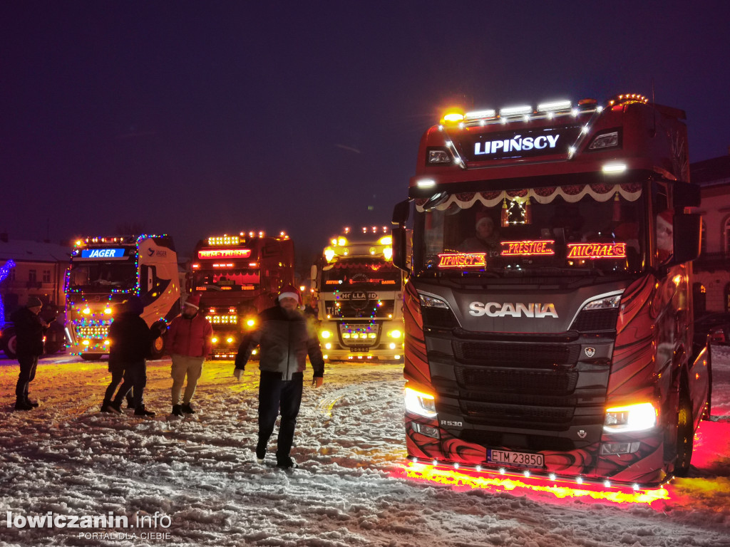 Truckerski Konwój Mikołajowy w Łowiczu