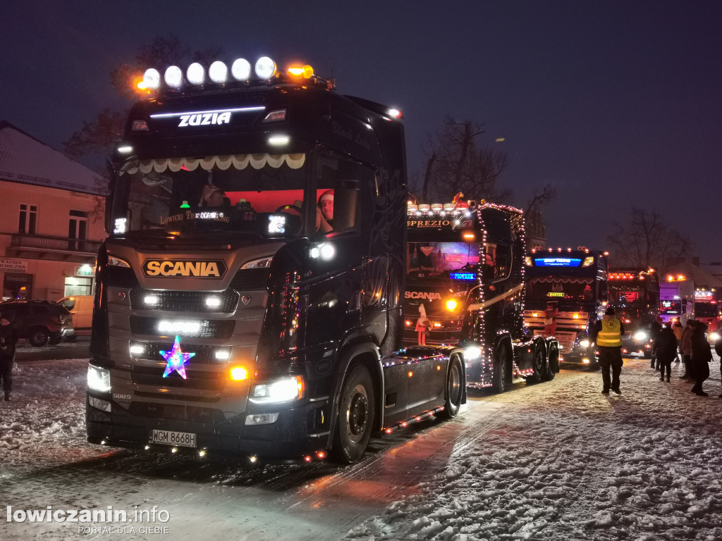 Truckerski Konwój Mikołajowy w Łowiczu