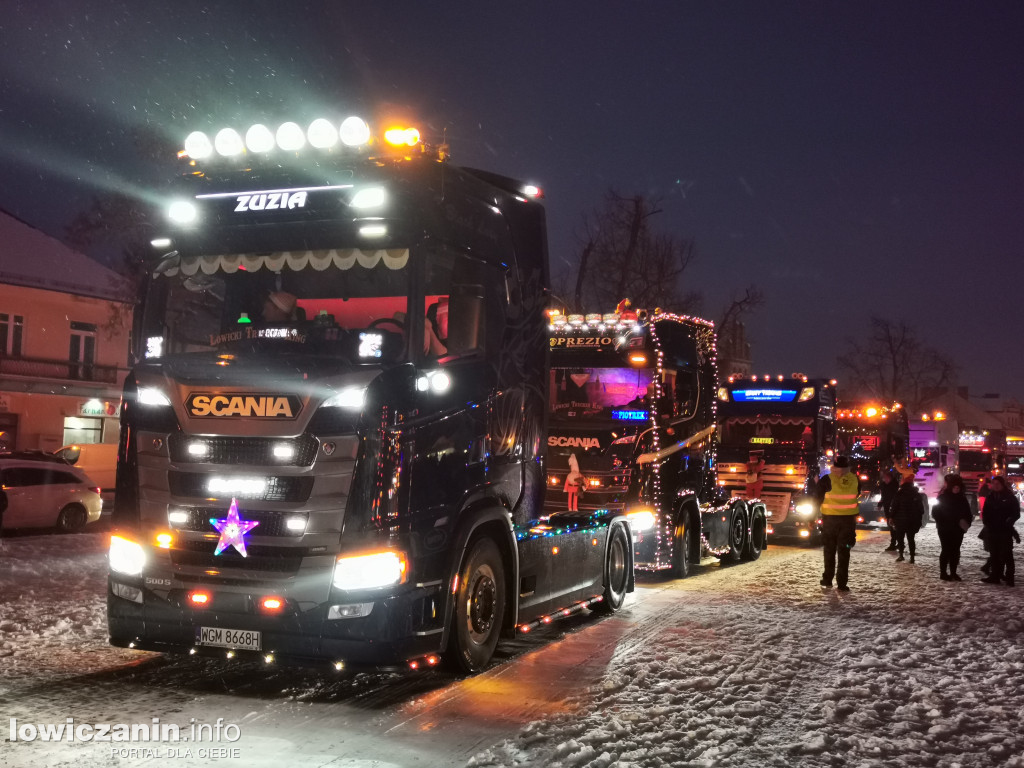 Truckerski Konwój Mikołajowy w Łowiczu