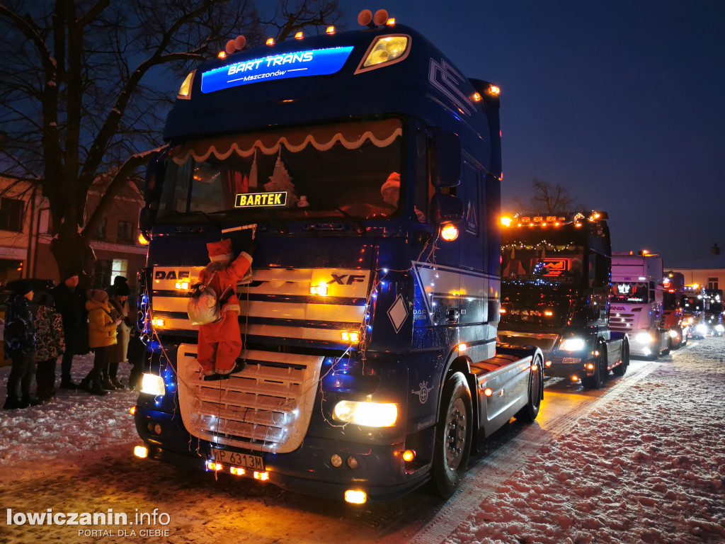 Truckerski Konwój Mikołajowy w Łowiczu