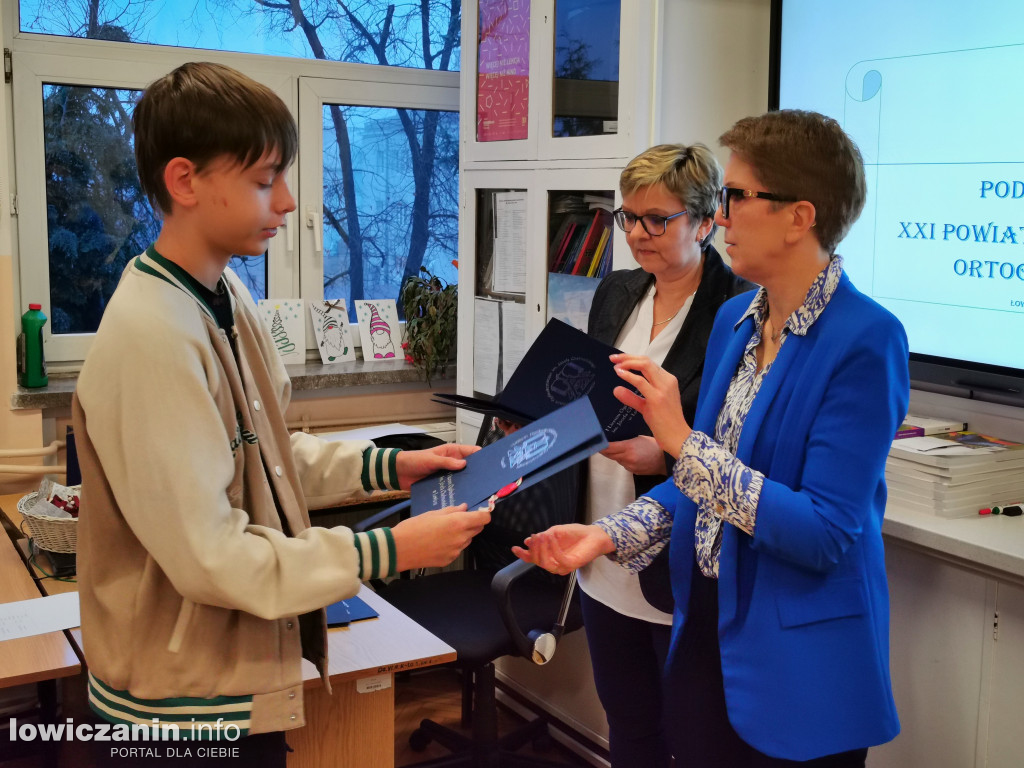 Konkurs ortograficzny w I LO w Łowiczu