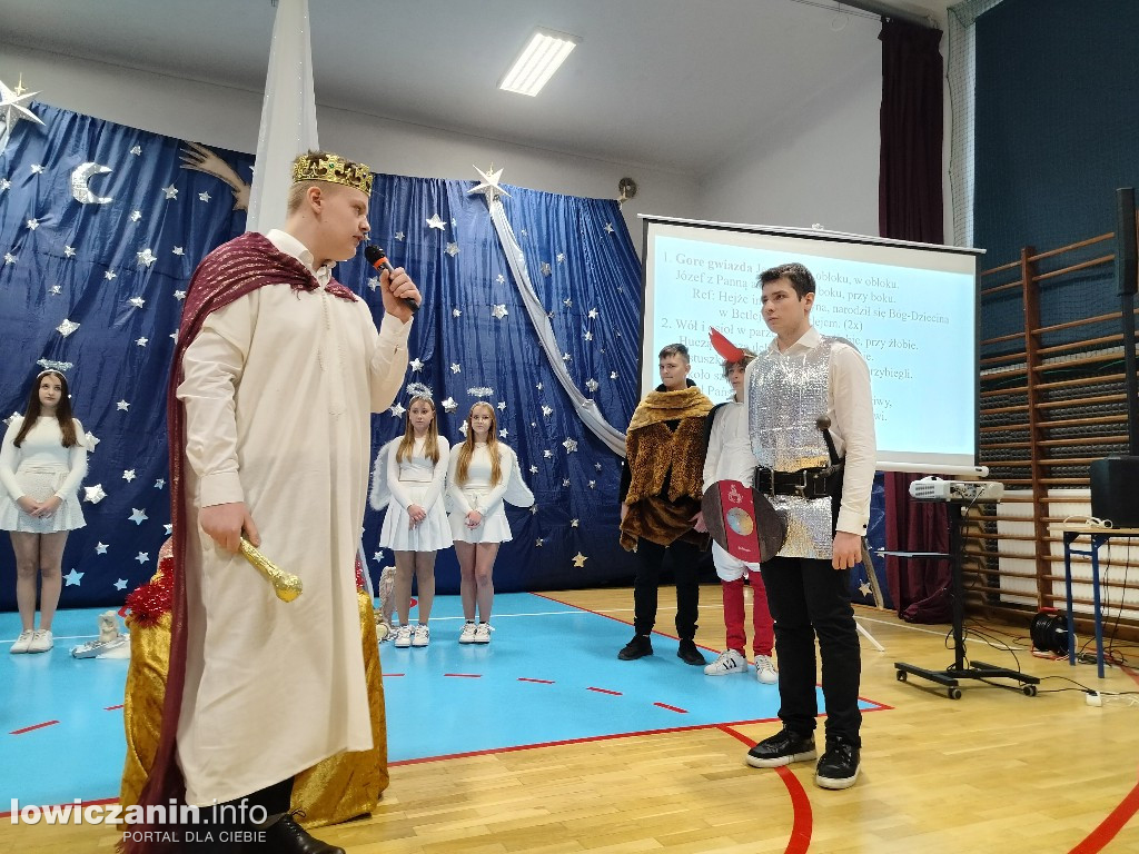 Wspólne kolędowanie w I LO w Łowiczu