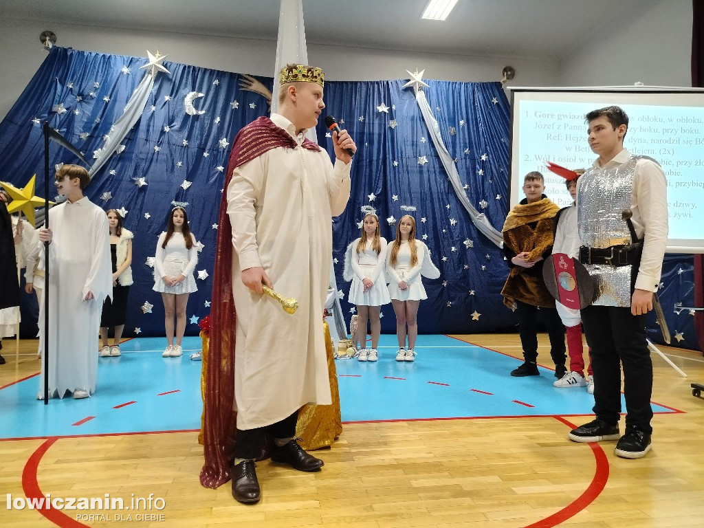 Wspólne kolędowanie w I LO w Łowiczu
