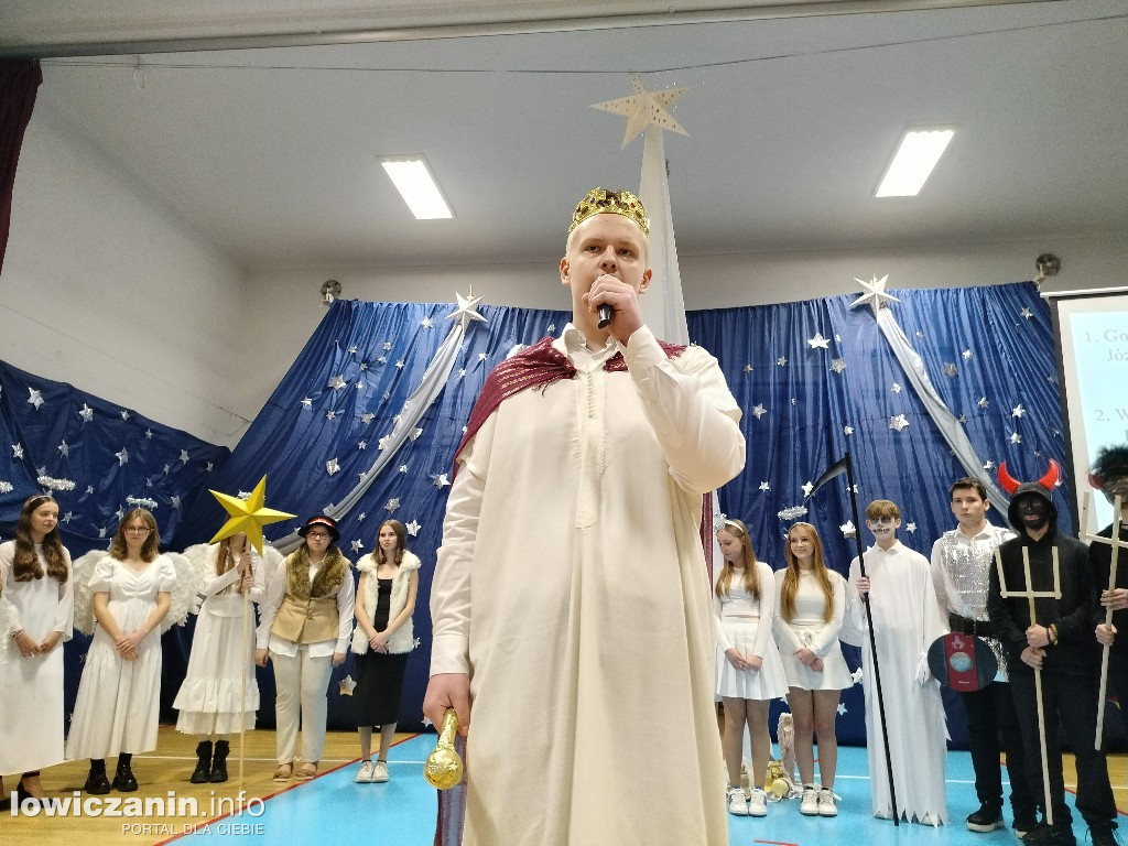 Wspólne kolędowanie w I LO w Łowiczu