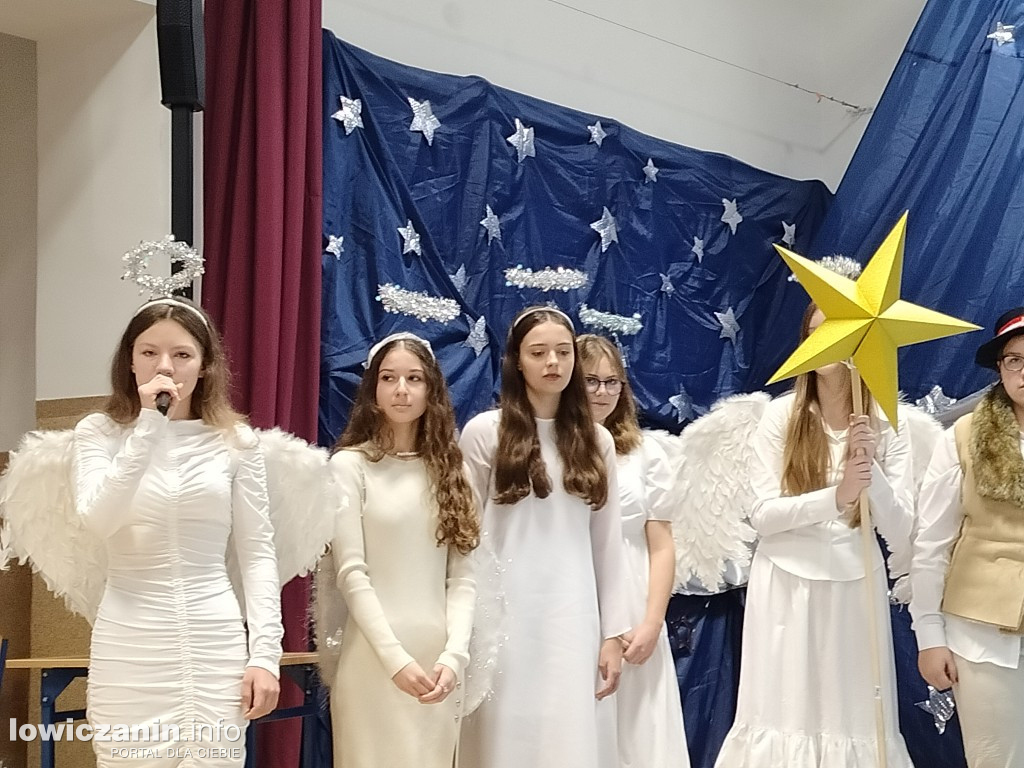Wspólne kolędowanie w I LO w Łowiczu