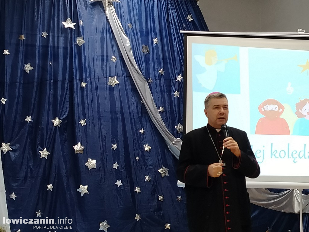 Wspólne kolędowanie w I LO w Łowiczu