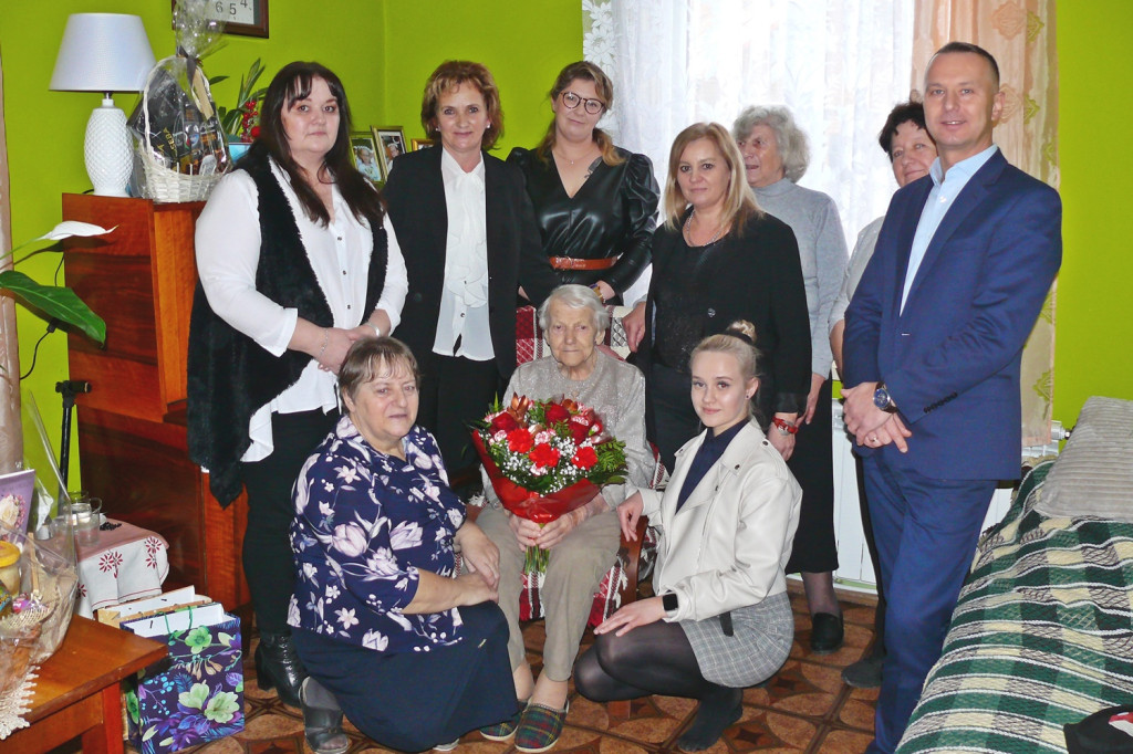 100 lat Eugenii Łysio z Łaźnik w gminie Zduny