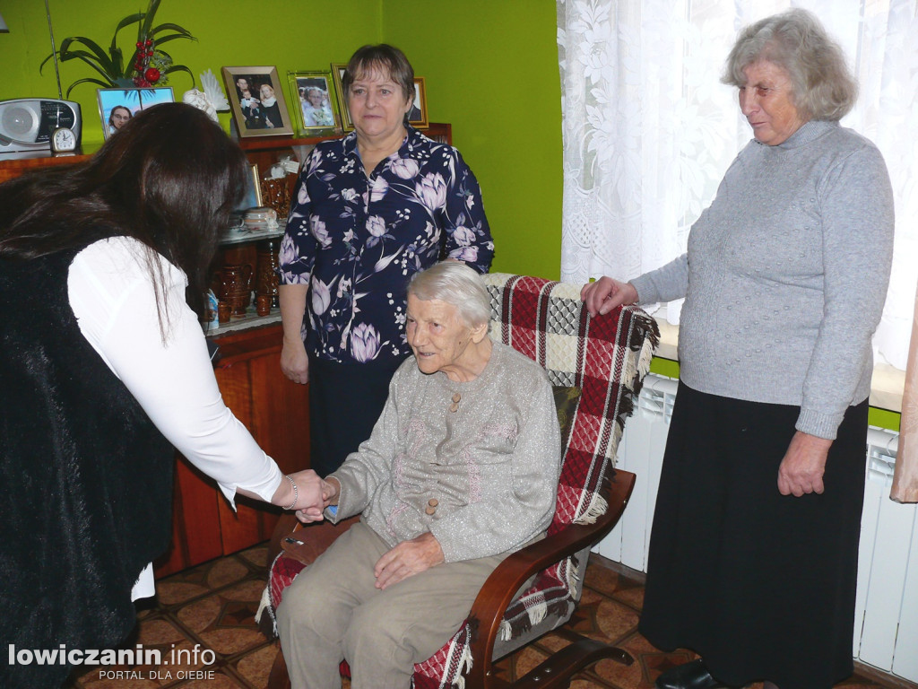 100 lat Eugenii Łysio z Łaźnik w gminie Zduny