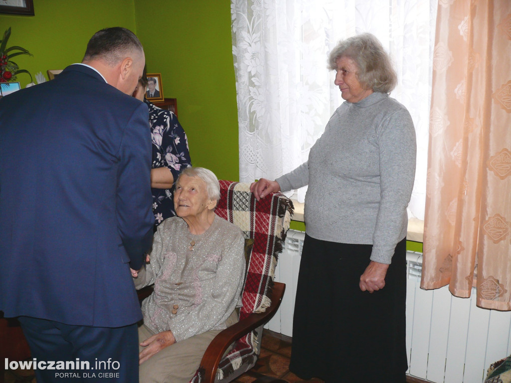 100 lat Eugenii Łysio z Łaźnik w gminie Zduny