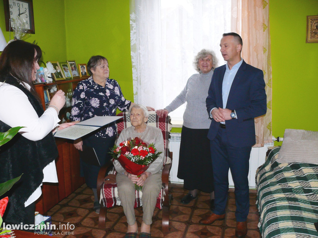 100 lat Eugenii Łysio z Łaźnik w gminie Zduny