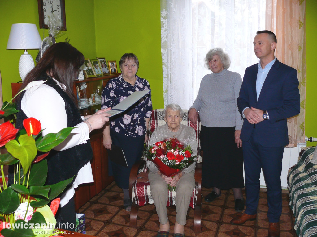 100 lat Eugenii Łysio z Łaźnik w gminie Zduny