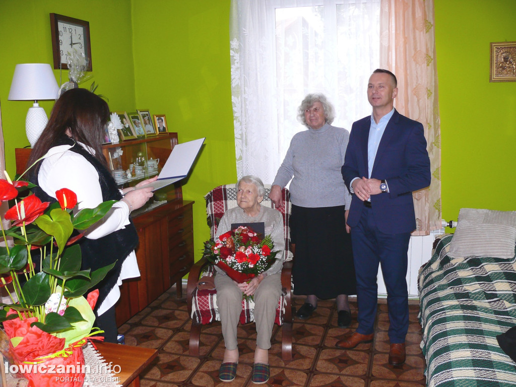100 lat Eugenii Łysio z Łaźnik w gminie Zduny