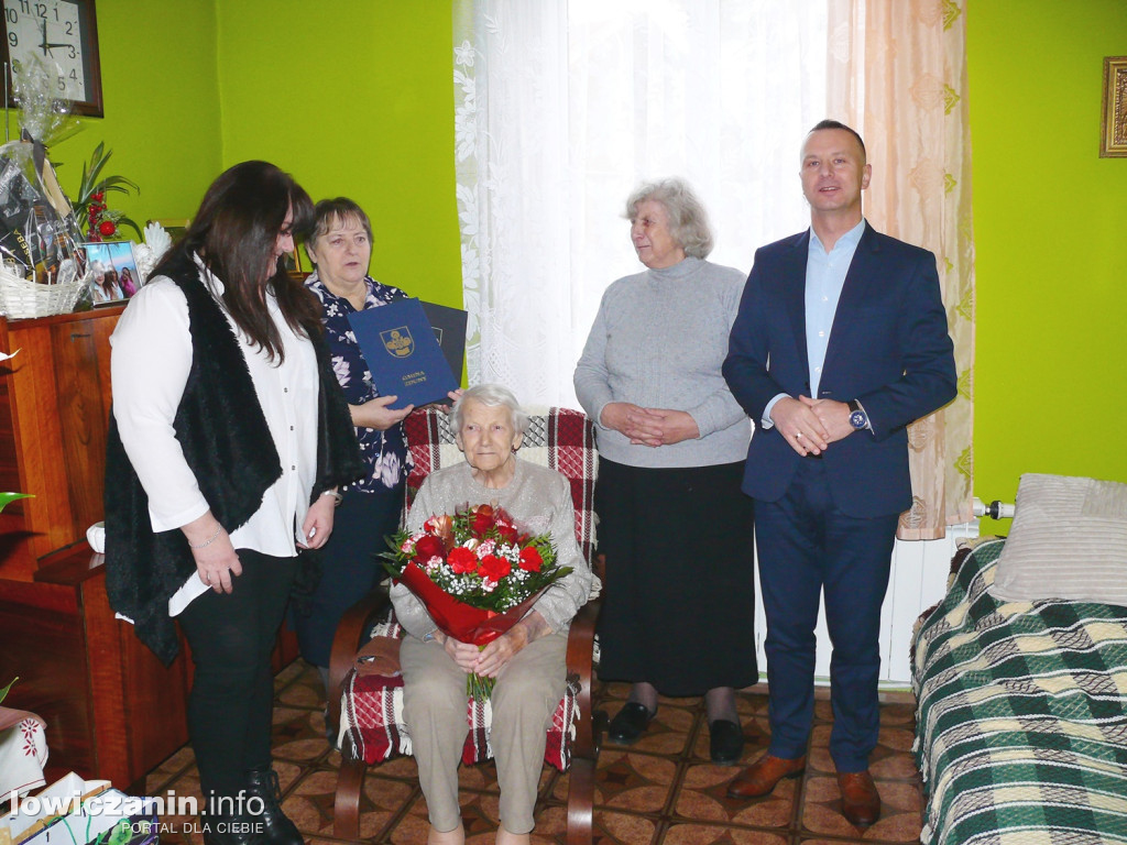 100 lat Eugenii Łysio z Łaźnik w gminie Zduny