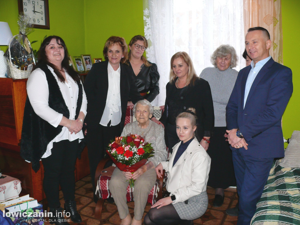 100 lat Eugenii Łysio z Łaźnik w gminie Zduny