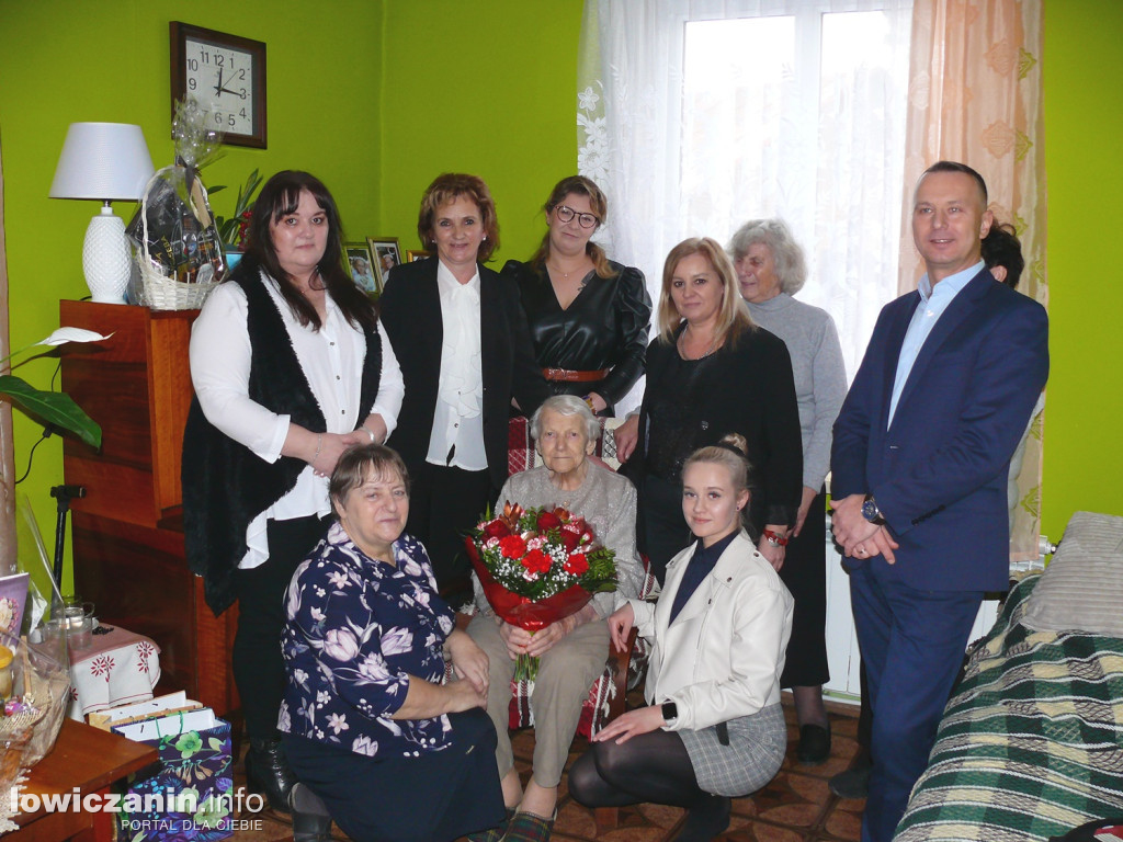 100 lat Eugenii Łysio z Łaźnik w gminie Zduny