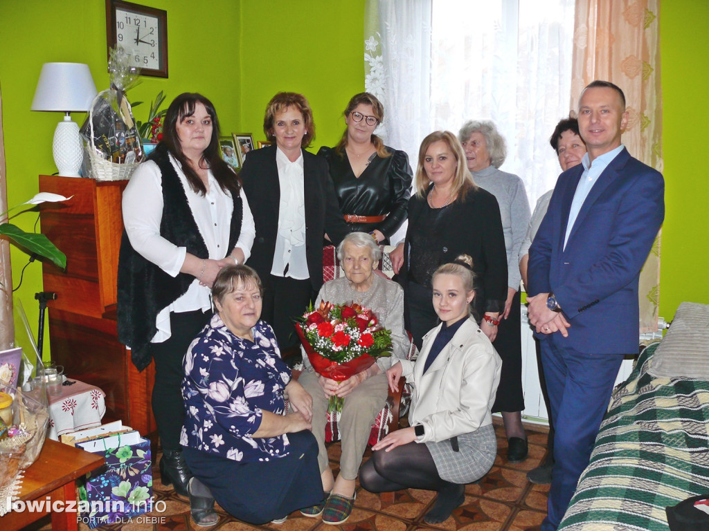 100 lat Eugenii Łysio z Łaźnik w gminie Zduny