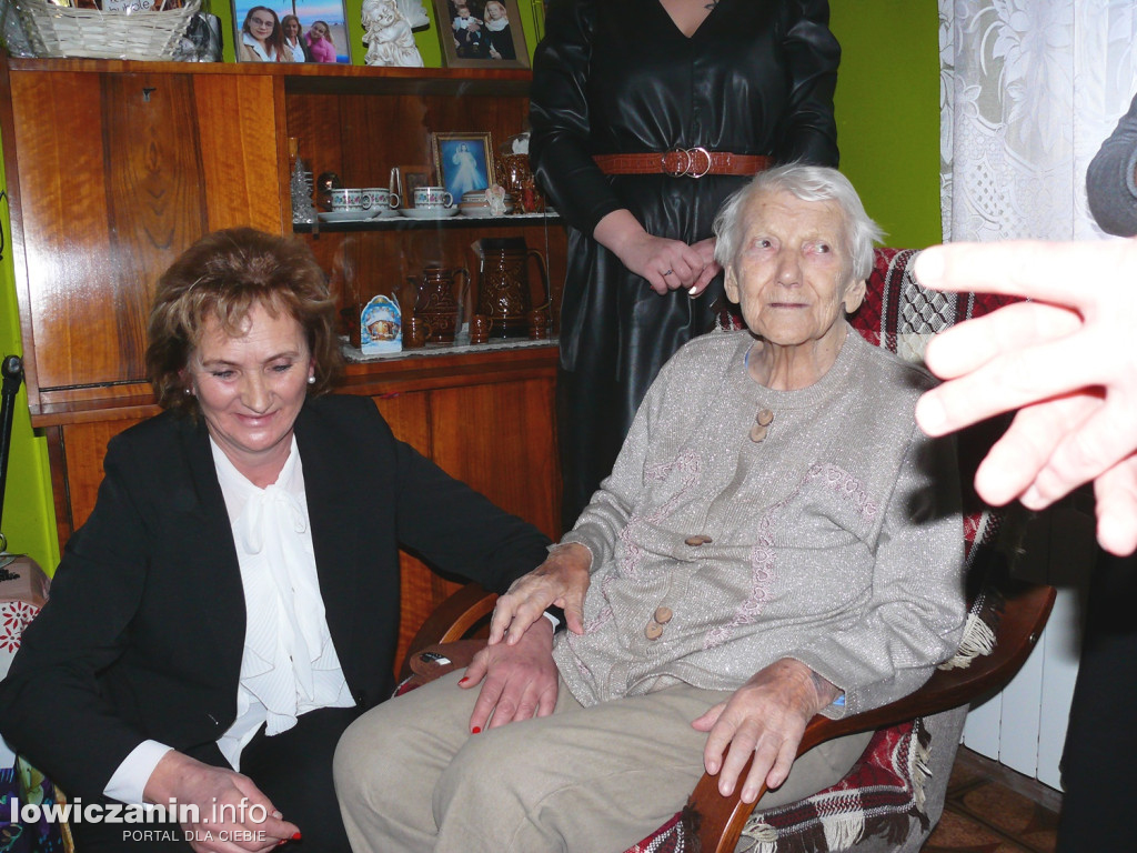 100 lat Eugenii Łysio z Łaźnik w gminie Zduny