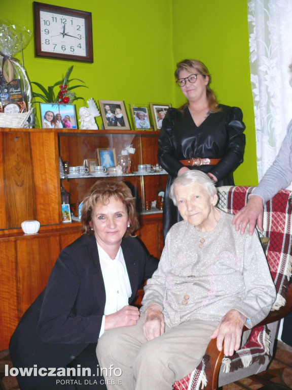 100 lat Eugenii Łysio z Łaźnik w gminie Zduny