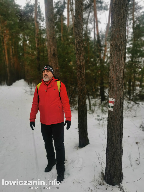 Wędrowali szlakami lasku miejskiego w Łowiczu