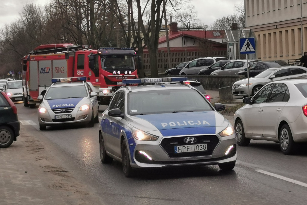 Fałszywe zgłoszenie na Kaliskiej w Łowiczu