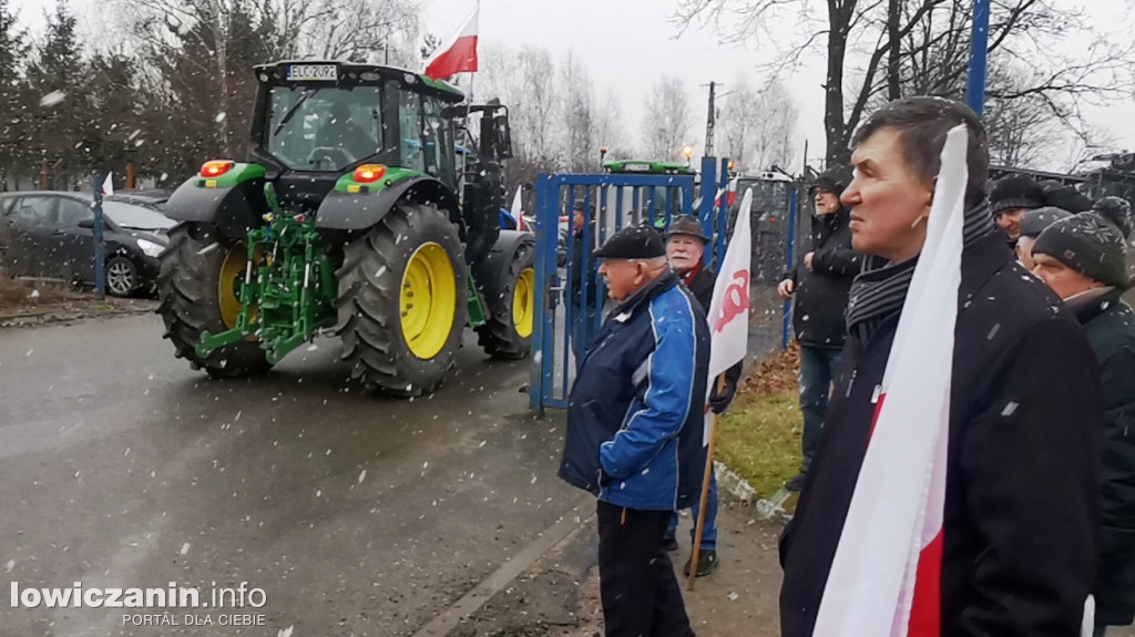 Protest rolników w Łowiczu.