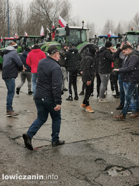 Protest rolników w Łowiczu.