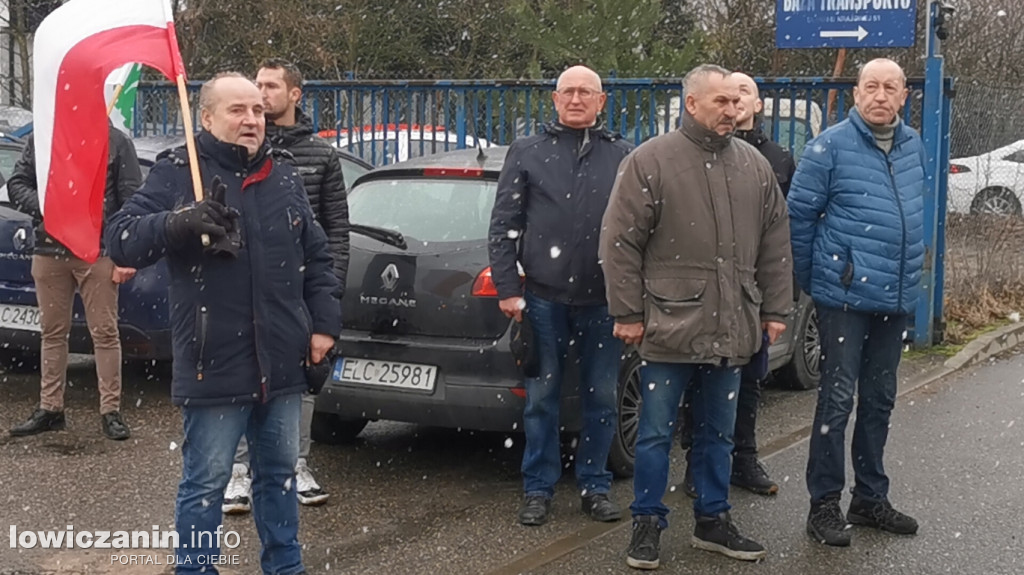 Protest rolników w Łowiczu.