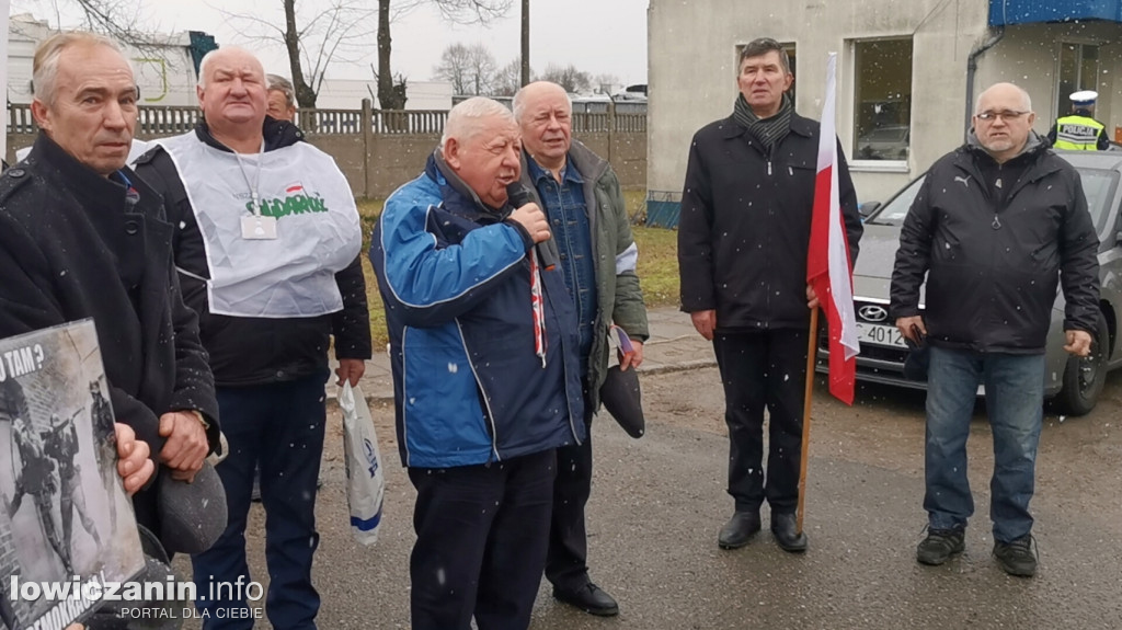 Protest rolników w Łowiczu.