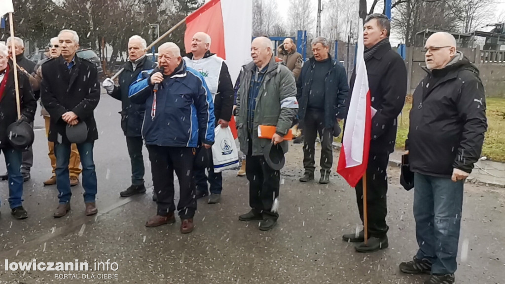 Protest rolników w Łowiczu.