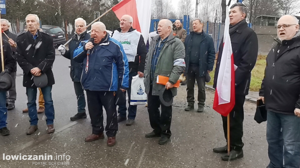 Protest rolników w Łowiczu.